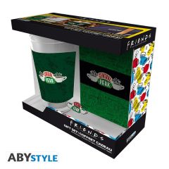 Friends - Central Perk - XXL glass and notebook - gift box