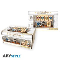 Harry Potter - Hogwarts - 320ml mug + acrylic + postcard - gift box