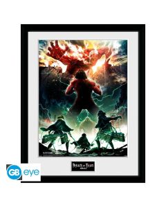 Attack-on-Titan-Key-Art-30x40-Rahmenbild-1