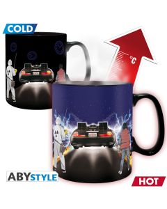 Back to the Future - Time machine - Heat change - 460ml mug