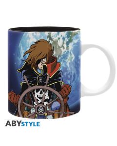 Captain Harlock - Harlock and ship - 320ml mug