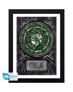 Cthulhu - Necronomicon - 30x40cm frame picture