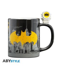 DC Comics - Bat-Signal & Batman - 3D - 460ml mug
