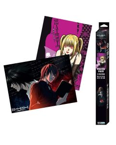 Death-Note-L-vs-Light-Misa-Chibi-Poster-Set-52x38cm-Poster-1