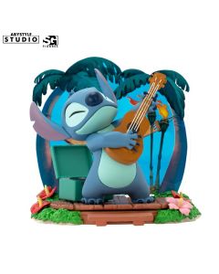 Disney-Lilo-Stitch-Stitch-Gitarre-10cm-PVC-Statue-1