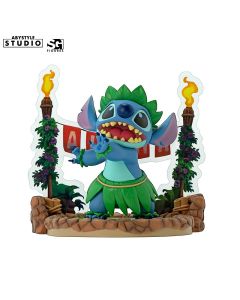 Disney-Lilo-Stitch-Stitch-Hula-Tanz-10cm-PVC-Statue-1