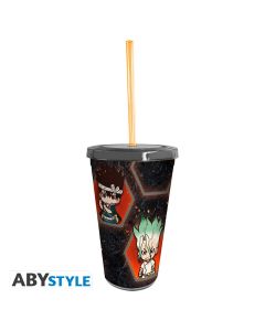 Dr-Stone-Tumbler-with-straw-SD-Group-470ml-1