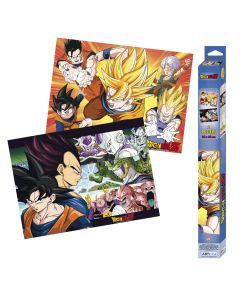 Dragon-Ball-Z-Saiyans-Chibi-Poster-Set-52x38-Poster-1