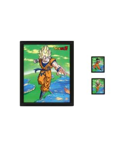 Dragon-Ball-Z-Super-Saiyan-Transformation-26x20-3D-Rahmenbil