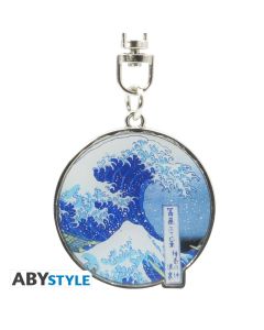Hokusai - Great Wave - Keychain