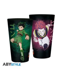 Hunter-X-Hunter-Grosses-Glas-Gon-vs-Hisoka-400ml-Glas-1