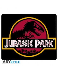 Jurassic Park - Pixel Logo - Flexible Mousepad