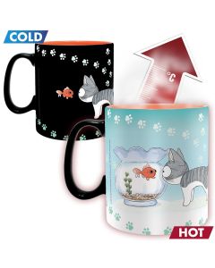 Kleine-Katze-Chi-Chi-Fisch-460ml-Magische-Tasse-1