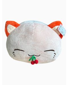 Nemu-Neko-Kirsche-im-Mund-rosaorange-klein-20cm-Pluesch-1