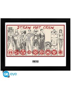 ONE-PIECE-Framed-print-Straw-Hat-Crew-30x40-1