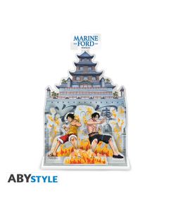 One-Piece-Luffy-Ace-Marineford-16cm-Acrylfigur-1