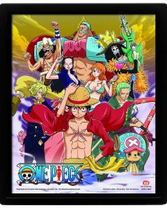 One-Piece-Straw-Hat-Crew-Victory-26x20-3D-Rahmenbild-1