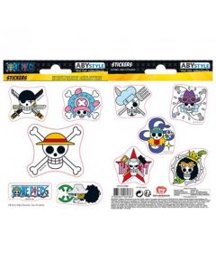 One-Piece-Strohhutbande-Emblem-16x11cm-Sticker-Set-1