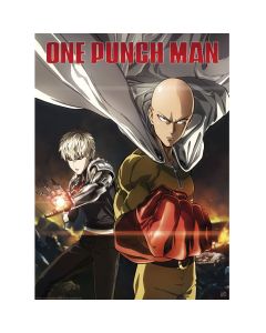 One-Punch-Man-Saitama-Genos-52x38-Chibi-Poster-1