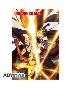 One-Punch-Man-Saitama-Genos-915x61-Poster-1