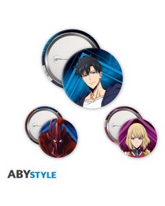 Solo-Leveling-Igris-Jinwoo-Cha-Hae-In-Badge-Pack-Buttons-1