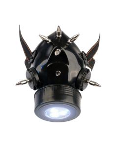 Steampunk-Gasmaske-mit-Spikes-und-LED-Licht-1