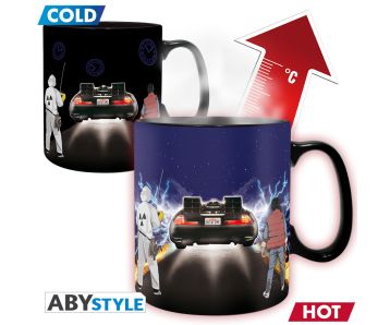 Back to the Future - Time machine - Heat change - 460ml mug