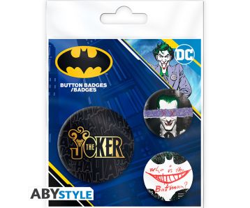 DC Comics - The Joker - Badge Pack - Buttons
