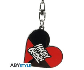 DC Comics - Heart Harley Quinn - Keychain