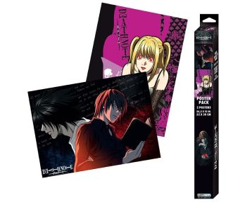Death-Note-L-vs-Light-Misa-Chibi-Poster-Set-52x38cm-Poster-1