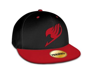 Fairy-Tail-Schwarz-Rot-Snapback-Kappe-1