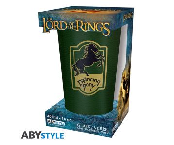 LORD OF THE RINGS - Large Glass - 400ml - Prancing Pony