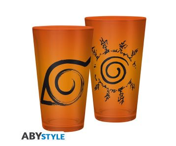Naruto-Shippuden-Konoha-Symbol-Siegel-400ml-Glas-1
