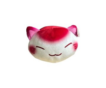 Nemu-Neko-rote-Backen-weissrot-gross-30cm-Pluesch-1