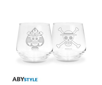 ONE-PIECE-2-Glass-Set-Luffy-Ace-1