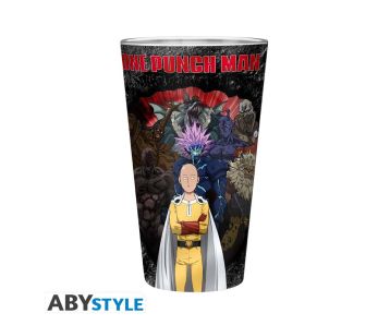 ONE-PUNCH-MAN-One-against-all-400ml-Glas-1