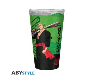 One-Piece-Zoro-400ml-Glas-1