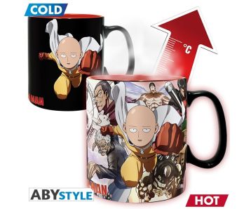 One-Punch-Man-Saitama-Genos-Magic-Mug-460ml-Tasse-1