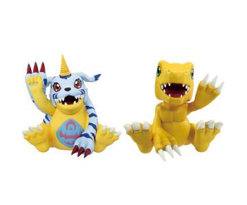 PREORDER - Ichiban Sho - Digimon - Agumon & Gabumon - 7cm PVC Statue