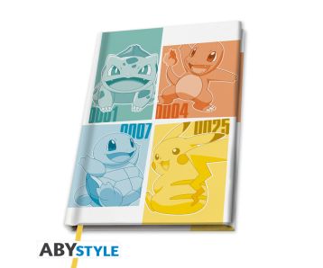 Pokemon-Kanto-Starter-A5-Notizbuch-1