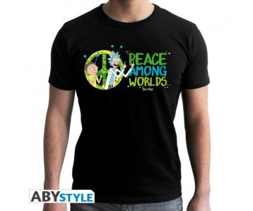 RICK-AND-MORTY-Peace-Among-Worlds-schwarz-T-Shirt-1