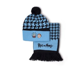 Rick-and-Morty-Beanie-Schal-Geschenk-Box-1
