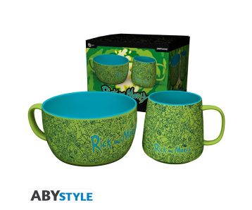 Rick and Morty - Mug + Bowl - Breakfast Set