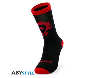 World of Warcraft - Horde - Black & Red - Socks