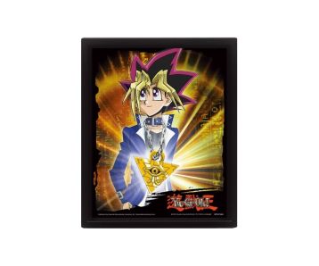 Yu-Gi-Oh-Millennium-Puzzle-26x20-3D-Rahmenbild-1
